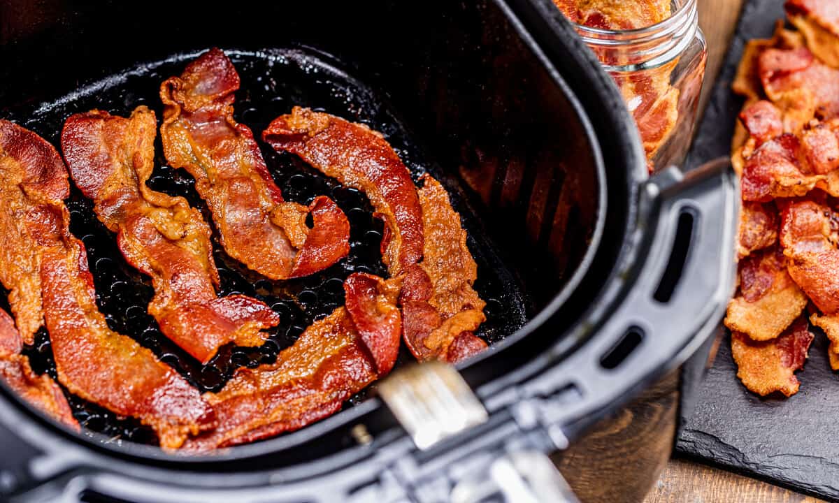 Air fryer bacon.